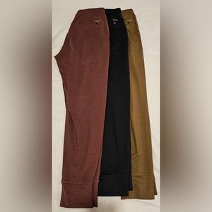 Vuori’s Sunday Performance- Men's Joggers Set - Black/Oxblood/Brown